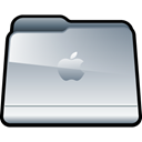 mac, Folder Silver icon