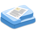paper, document, File SteelBlue icon