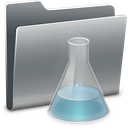 experiment, Folder Gray icon