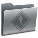 public, Folder Gray icon