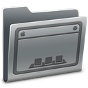 Folder, Desktop Gray icon