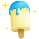 Blue, Milky Gold icon