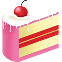 cake, food PaleVioletRed icon