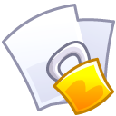paper, File, locked, Lock, document, security Black icon
