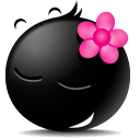 user, people, Account, Face, Human, Girl, Emoticon, person, Child, profile, kid, Avatar, Emotion Black icon