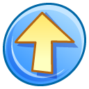 increase, upload, rise, Up, Ascending, Ascend LightSkyBlue icon