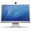 cinema, Blue, monitor, Display, Computer, screen, Isight SteelBlue icon