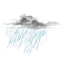 weather, drizzle, nature, climate DarkCyan icon