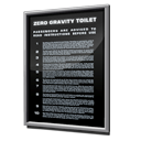 instructions, safety, toilet, gravity, zero DarkSlateGray icon