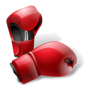 boxing, gloves, Box, sport Black icon