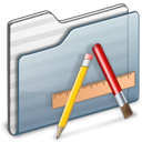 Graphite, Application, Folder DarkGray icon