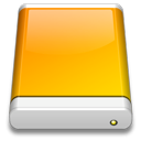 Classic, drive, External Orange icon