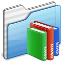Folder, Library SkyBlue icon
