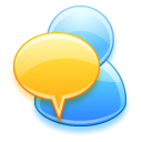 Chat, Comment, talk, speak DodgerBlue icon