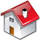 Folder, Home, homepage, house, Building Black icon