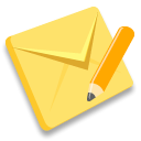 mail, Email, write, Letter, envelop, Edit, Message, writing Khaki icon