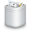 recycle bin, Trash, Full DarkSlateGray icon