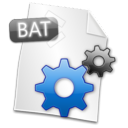 bat, Filetype Black icon