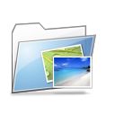 Folder, Duplicate, Copy, photo, pic, image, picture Black icon