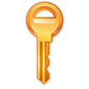 password, Key Black icon