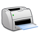 Laser, Print, printer Black icon