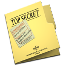 Top, secret, Folder Khaki icon
