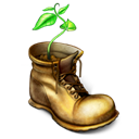 document, my document, File, shoe, Boot, plant, paper Black icon
