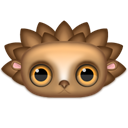 hedgehog, Animal Black icon