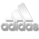 White, Adidas Black icon