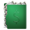 Money, Dollar, Cash, coin, Folder, Currency SeaGreen icon