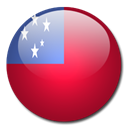 flag, samoa, Country Firebrick icon