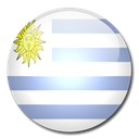 flag, Country, Uruguay Black icon