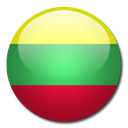 Country, flag, Lithuania Black icon