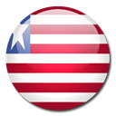 flag, Country, Liberia Black icon