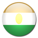 Country, flag, Niger SeaGreen icon