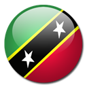 saint, And, kitts, flag, nevis, Country Black icon