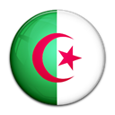Algeria, Country, flag Black icon