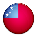 flag, samoa, Country Crimson icon