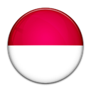 flag, Country, Indonesia Crimson icon