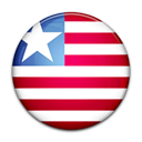 Country, Liberia, flag Black icon