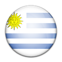 flag, Uruguay, Country Black icon