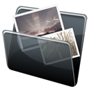 Dock, Folder, pic, picture, photo, image, Hp DimGray icon