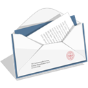 Email, envelop, Letter, Message, mail WhiteSmoke icon