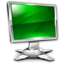 my computer, Computer DarkGreen icon