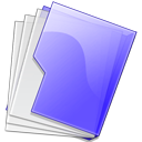 Folder, purple MediumSlateBlue icon