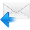 Letter, Message, reply, Response, mail, Email, envelop WhiteSmoke icon