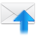 Letter, Message, send, mail, Email, envelop WhiteSmoke icon