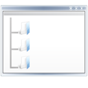 Folder, view, plant, window, Tree Snow icon