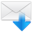 Letter, Message, Get, Email, mail, envelop WhiteSmoke icon