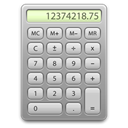 calculator, Calc, calculation DarkGray icon